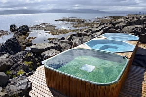 Category Scandinavia Prints: Pool, Hot Pot, Drangsnes, Westfjords