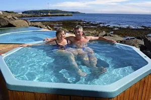 Pool, Hot Pot, Drangsnes, Westfjords, Iceland
