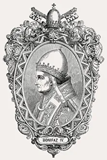 Pope Boniface IV, Pope 608 to 615
