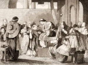 Pope Boniface VIII at Ash Wednesday