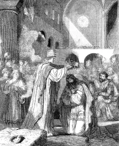 Pope Saint Leo III crowned Charlemagne Imperator Romanorum
