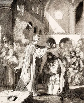 Pope Saint Leo III crowned Charlemagne Imperator Romanorum