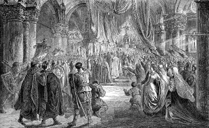 Pope Saint Leo III crowning Charlemagne Imperator Romanorum