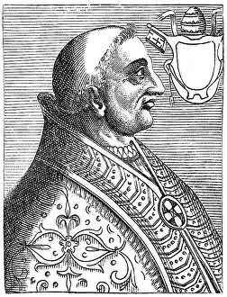 Pope Severinus, historical illustration