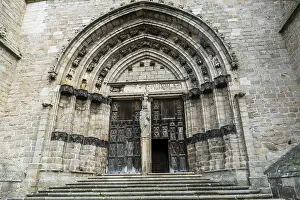 Porch of Abbey church of Saint Robert