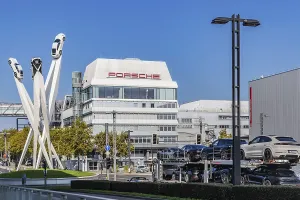 Category Cities DE Prints: Porscheplatz with Porsche headquarters
