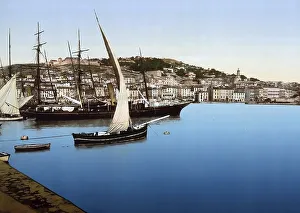 The Port of Cette, France, c. 1890