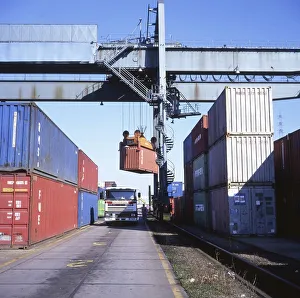 The port of Duisburg, here on 24