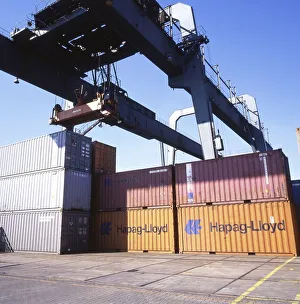 The port of Duisburg, here on 24