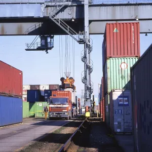 The port of Duisburg, here on 24