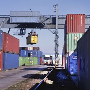 The port of Duisburg, here on 24