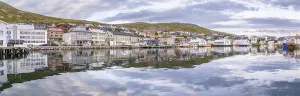 Port of Honningsvag in Finnmark Norway
