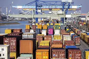 The port of Mannheim is one of Europe's most important inland ports and container terminals