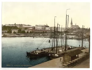 The Port of Szczecin, formerly Germany