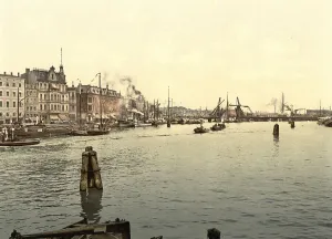 The Port of Szczecin in Pomerania