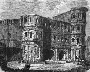 Porta Nigra in Trier, Rhineland-Palatinate