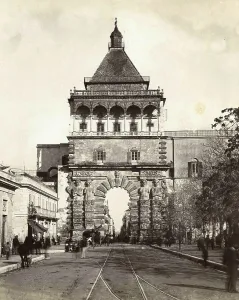 Porta Nuova in Palermo, c. 1893