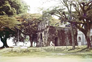 Porta de Santiago, historic Portuguese gateway of A Famosa fortress