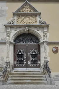 Portal of the baroque town hall