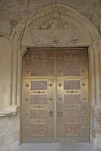 Portal of the Gothic St Mauritius church