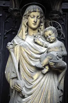 Portal with Madonna, St. Saint, Saint