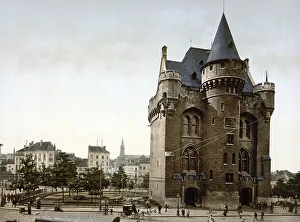 The Porte de Hal or Hallepoort in Brussels