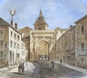 The Porte-Noire in Besancon, illustrated war history