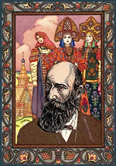 Portrait of Alexander Nikolayevich Afanasyev
