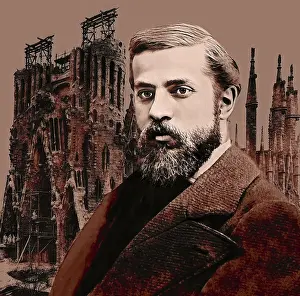 Portrait of Antoni Gaudi i Cornet