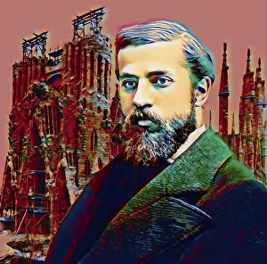 Portrait of Antoni Gaudi i Cornet