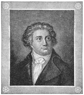 Portrait of August Wilhelm Iffland - a German actor and dramatic author