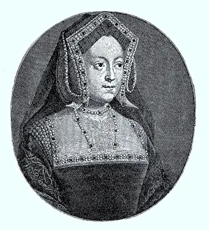 Portrait of Catherine of Aragon also Catherine of Aragon