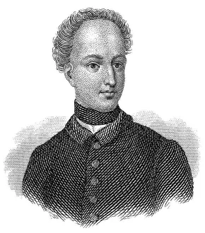 Portrait of Charles XII or Carl of Sweden