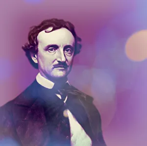 Portrait of Edgar Allan Poe, 1809 - 1849