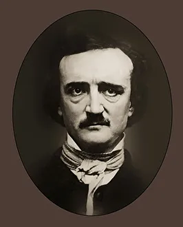 Portrait of Edgar Allan Poe, 1809 - 1849