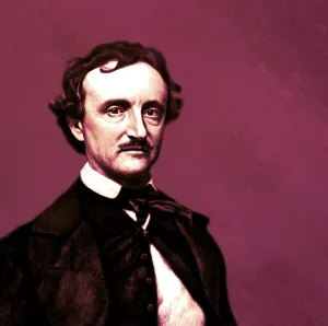 Portrait of Edgar Allan Poe, 1809 - 1849