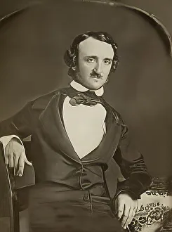 Portrait of Edgar Allan Poe, 1809 - 1849