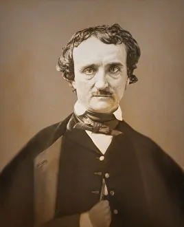 Portrait of Edgar Allan Poe, 1809 - 1849