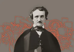 Portrait of Edgar Allan Poe, The Man of the Crowd