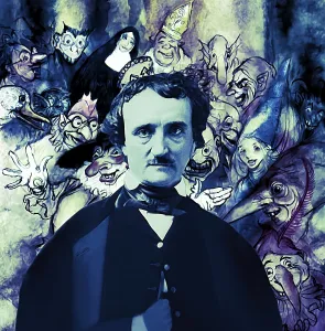 Portrait of Edgar Allan Poe, The Masque of the Red Death