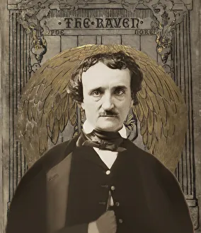 Portrait of Edgar Allan Poe, The Raven