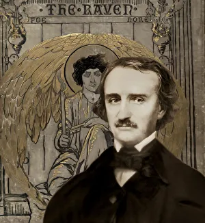 Portrait of Edgar Allan Poe, The Raven