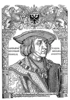 The portrait of Emperor Maximilian I
