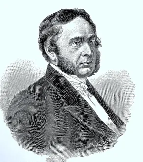 Portrait of Eugene Rouher, 30 silver hake (1814)