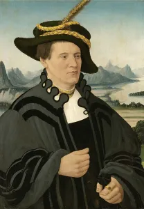 Portrait of Fridrich Rorbach, painting by Conrad Faber von Kreuznach