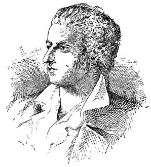 Portrait of Friedrich Schiller (young years) - a German poet