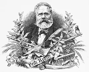 Portrait of Fritz Reuter, Mecklenburg-Vorpommern