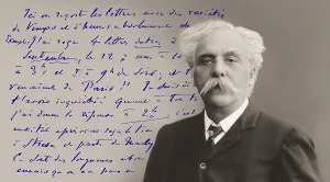 Portrait of Gabriel Faure, 1845-1924