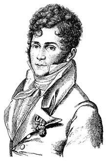 Portrait of Gaspare Spontini - an Italian opera composer and conductor