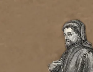 Portrait of Geoffrey Chaucer, ca. 1343 - 1400